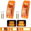 15PCS Side Marker Lights 21LED Turn Signal Clearance Tail Rear Lights Trailer Truck Flashing Strobe LED Driving Light 12-24V