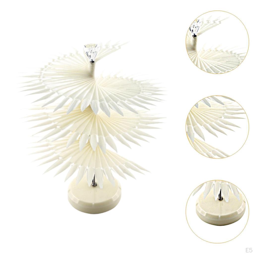 Colorful Nail Art Display Rack for Home and Salon Use