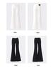Spicy Girl Low-Waist Black Micro-Flare Jeans for Women - Spring/Autumn 2025 Slim-Fit Wide-Leg Versatile Pants
