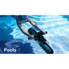 Ergonomic Waterproof Scooter Grip Portable Diving Scooter Handle Nonslip PVC Diving Boosters Handlebars Enduring