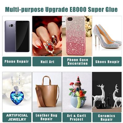 T7000+E8000 Adhesive Repair Kit Office & Home DIY Mobile Phones Jewellery Displays Footwear Waterproofing