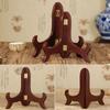 Decorating Base Book High End Plate Holder Wooden Bracket Picture Frame Holder Display Stand