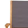 Garden Chairs 2 pcs Anthracite Solid Acacia Wood & Fabric