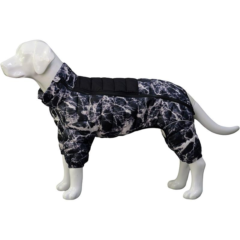 S-4XL Dog Thicken Cotton-padded Coat Pet Warm Down Jacket Windproof 4 Legs Pet Outfit Winter Greyhound Husky Chihuahua Clothes