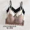 Spring and Summer New Lace French Women's Bra, No Empty Cup, No Steel Ring, Sexy Back Inside