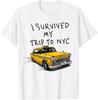 Retro I Survived My Trip to New York City Funny Mens Womens T-Shirt