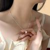 Necklace Woman Luxury Niche Sweet Collar Chain Woman High-end Sweater Chain Accessory Pendant
