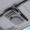 Magnetic Clip Magnetic Car Eyeglass Clips PU Leather Sunglasses Storage Case  Auto Accessories