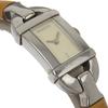GUCCI Watches 6800L whiteDial Stainless Steel/Bamboo Quartz Analog display Women Used