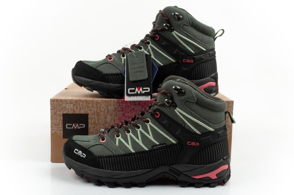 Cmp Rigiel Mid Wmn Trekking Shoes Wp Avocado-Coral [3Q12946 25FV] size 40