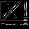 150Pcs French Dual Forms 2In1 Nail Molds With Scale Double-ended Full Cover Nail Extension Building Gel Mold Nail Forms Nail Art
