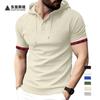 Temu Men's Spring and Summer Men's Short Sleeve Sports Casual T-Shirt Large Size, Hooded Top Trendy Cool