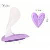 Puntos Women Heart Triangle Shape Pubic Hair Razor Bikini Trimmer Intimate Shaver Tool