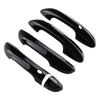 Car Exterior Door Handle Cover Trim Decoration for MG 4 MG4 EV Mulan 2025 2025 2025 LHD Accessories ABS Carbon Fiber