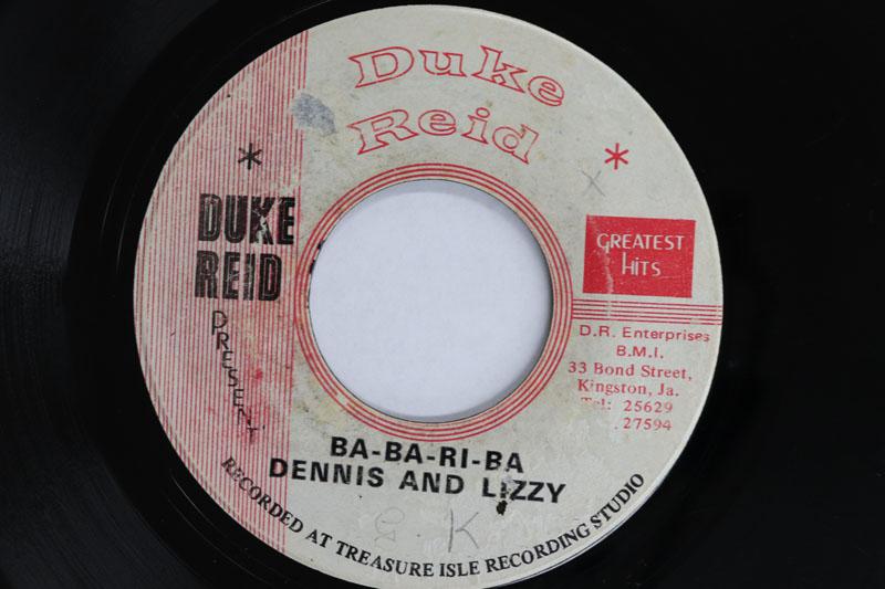 

7inch Record DENNIS ALCAPONE LIZZY Babariba Buck And The Preacher DUC0037 Duke Reid Great 1973 Jamaica Reggae Ska Dub Used
