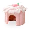 Hamster Avoidance House Cute Cake Cartoon Home Decoration Comfortable and Warm  Guinea Pig  Hamster Accessories Four Seasons