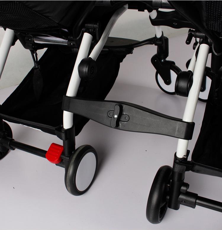 Zwillingskinderwagen-Verbindungsstück für dasselbe Modell - Einzelkinderwagen in Doppelkinderwagen für zwei Babys umwandeln
