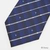 [Disney] Necktie (Three Circle Silhouette Gradient Check Pattern) Necktie D50037 Navy