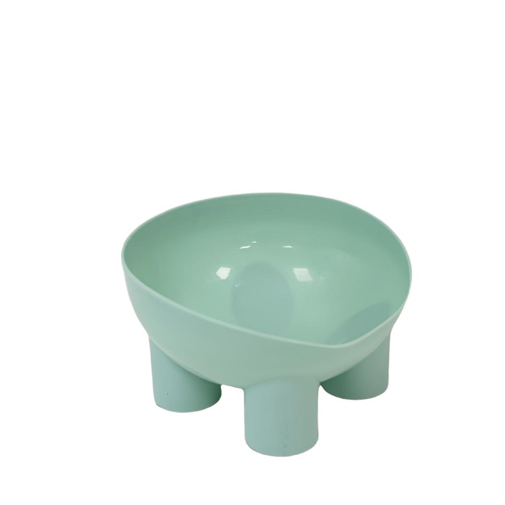 Elevated Pet Bowl for Cats and Dogs, Food Bowl with Slanted Opening and Non- Base, Raised Dish for Comfortable Eating