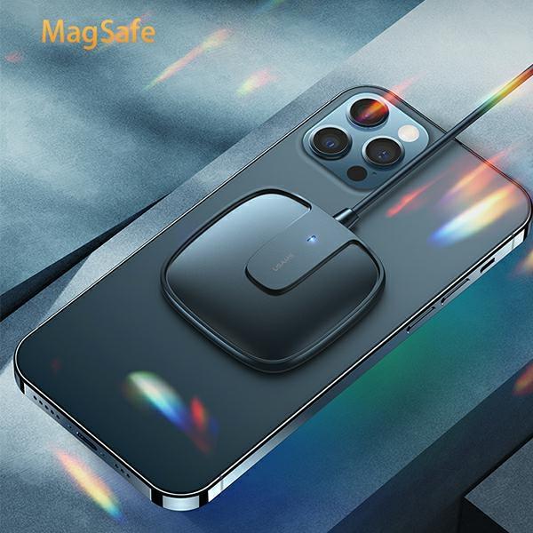 Usams Ład. Indukcyjna Us-Cd159 Magneticw1 15W Extra-Thin Iphone 12 Series Czarny/Black Cd159Dz01