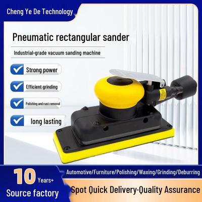 Rectangular Dustless Pneumatic Sander for Woodworking and Car Polishing