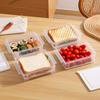 1Pcs Sed Bread Storage Box Toast Refrigerator Freezer French Preservation Container Food Storage Covered Partition Box