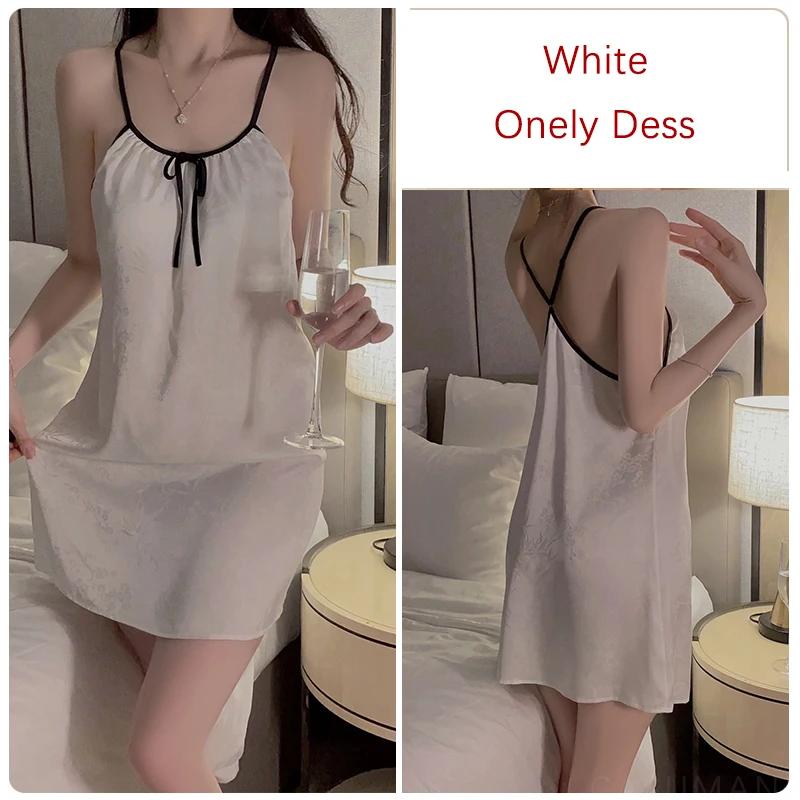 

Элегантный женский пижамный костюм с открытой спиной, цветочное кружевное платье с бюстгальтером, пижама, одежда для женщин XL