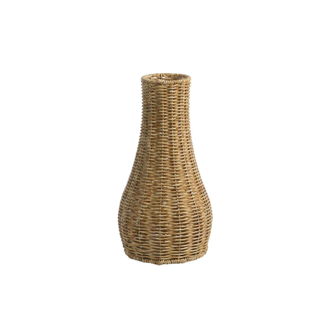 Imitation Rattan Woven Flower Vase, Home Decoration Vase Ornament