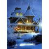 5D Diy Diamond Painting Winter Landscape Diamond Embroidery Winter Snow Scene Christmas Mosaic House Cross Stitch Kit Home Decor
