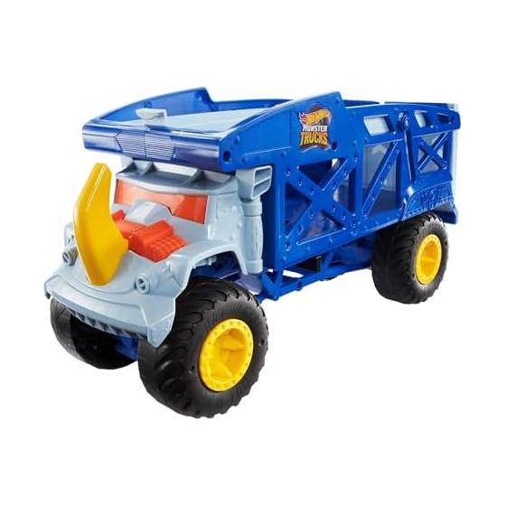 Hot Wheels Грузовик-монстр Перевозчик Носорог Игрушечный автомобиль Мини-машина [от 3 лет] HFB13