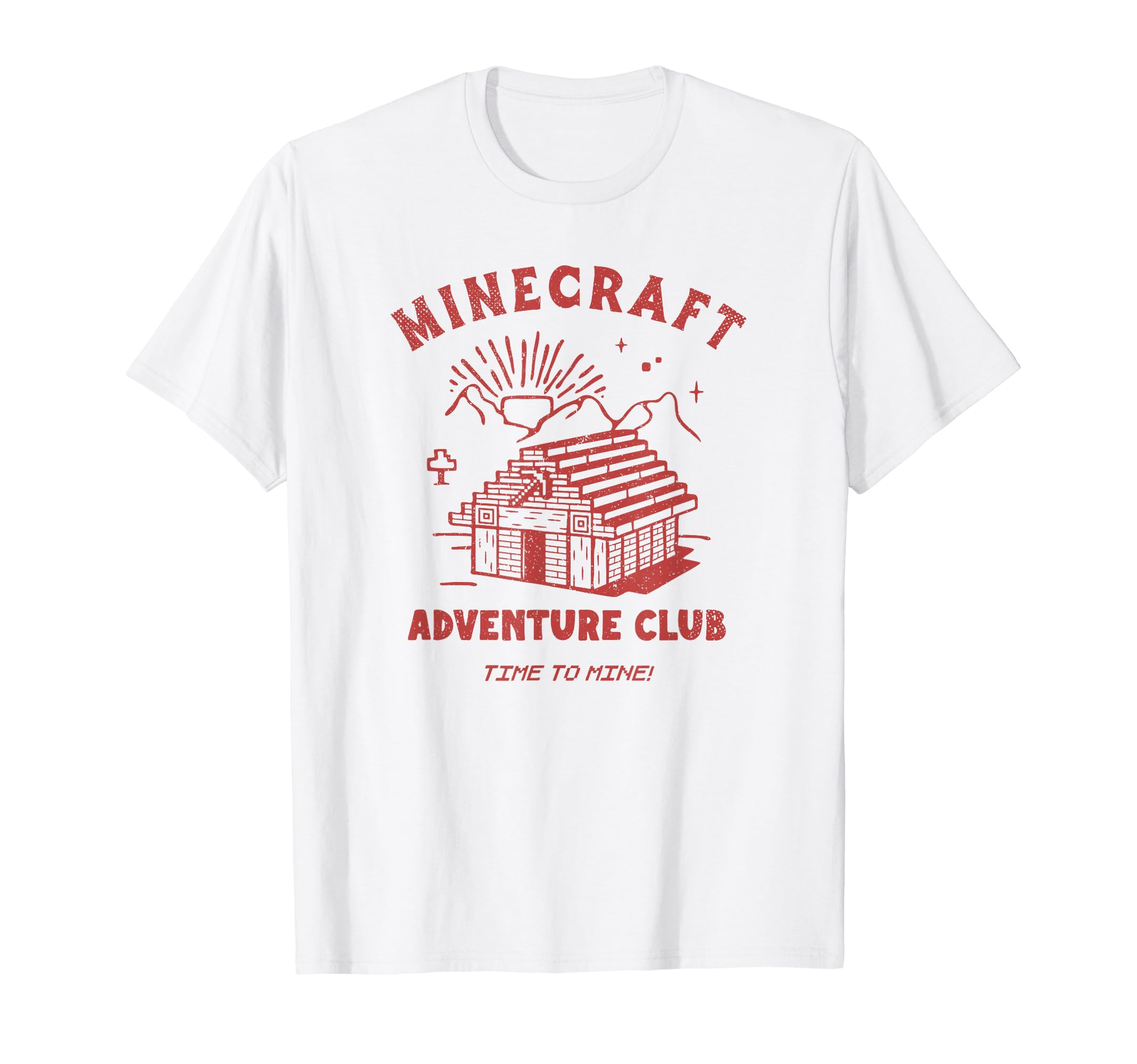 

Minecraft Adventure Club Time To Mine! Cabin T-Shirt