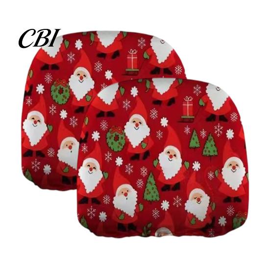 Vehicle Interior Accessories 2Pcs Skull Car Headrest Covers, Cartoon Dog Panda Cat Hedgehog Personalized Decor Design Elastic Auto Seat Protector,