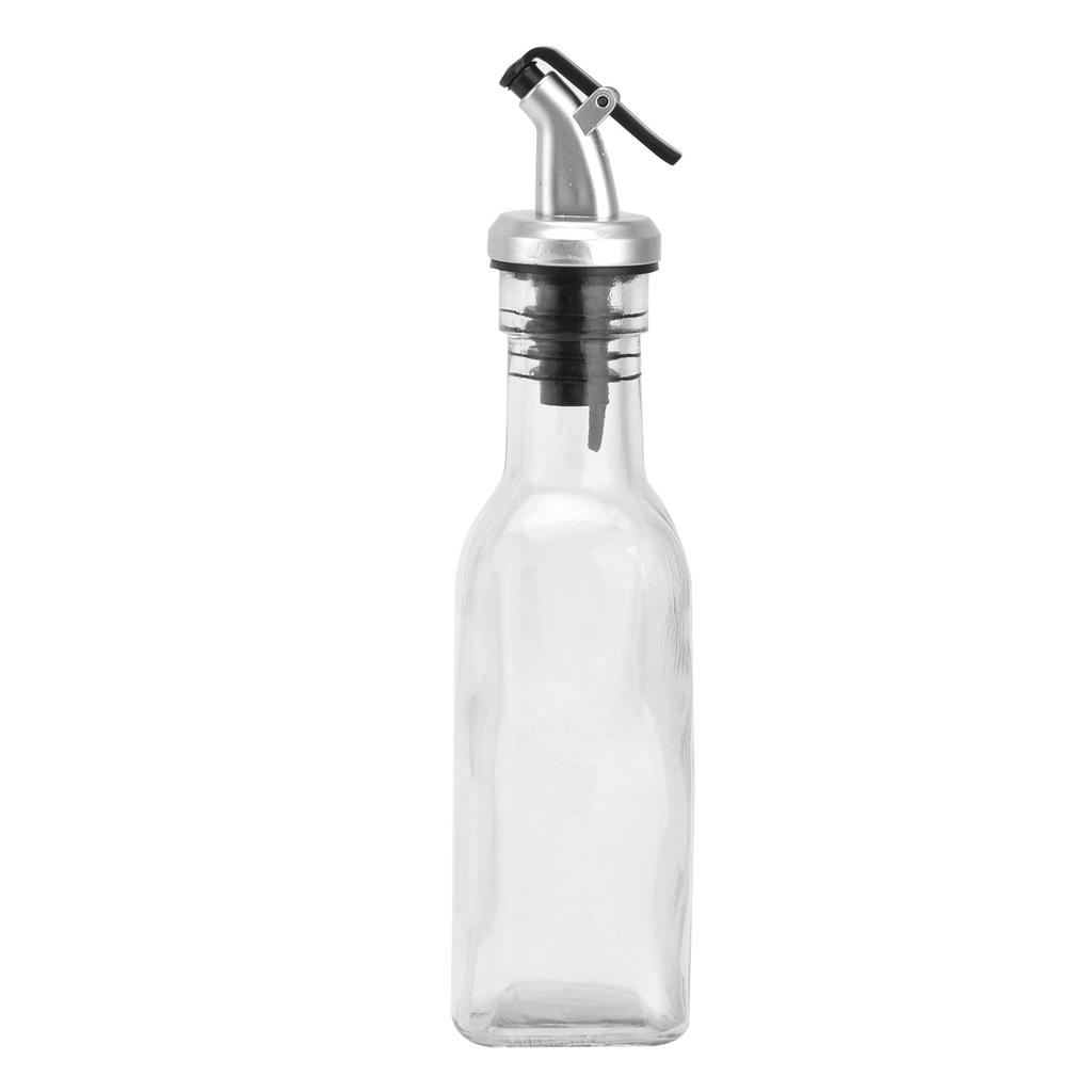 Cooking Oil Bottle Oil Container Oil Dispenser Glass and Spray Painted Plastic Oil Can Bottle for Soy Sauce Vinegar Cooking Wine