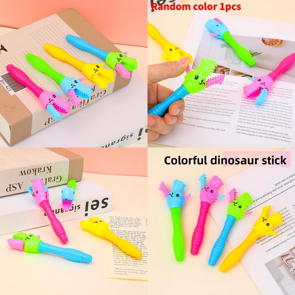 Creative Dinosaur Bite Hand Toy With Plastic Play Set For Childrens Pretend Play Gift