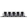 Soda Can Organizer 5 Rows Black Color Large Capacity Multifunctional Drink Dispenser Beverage Pusher