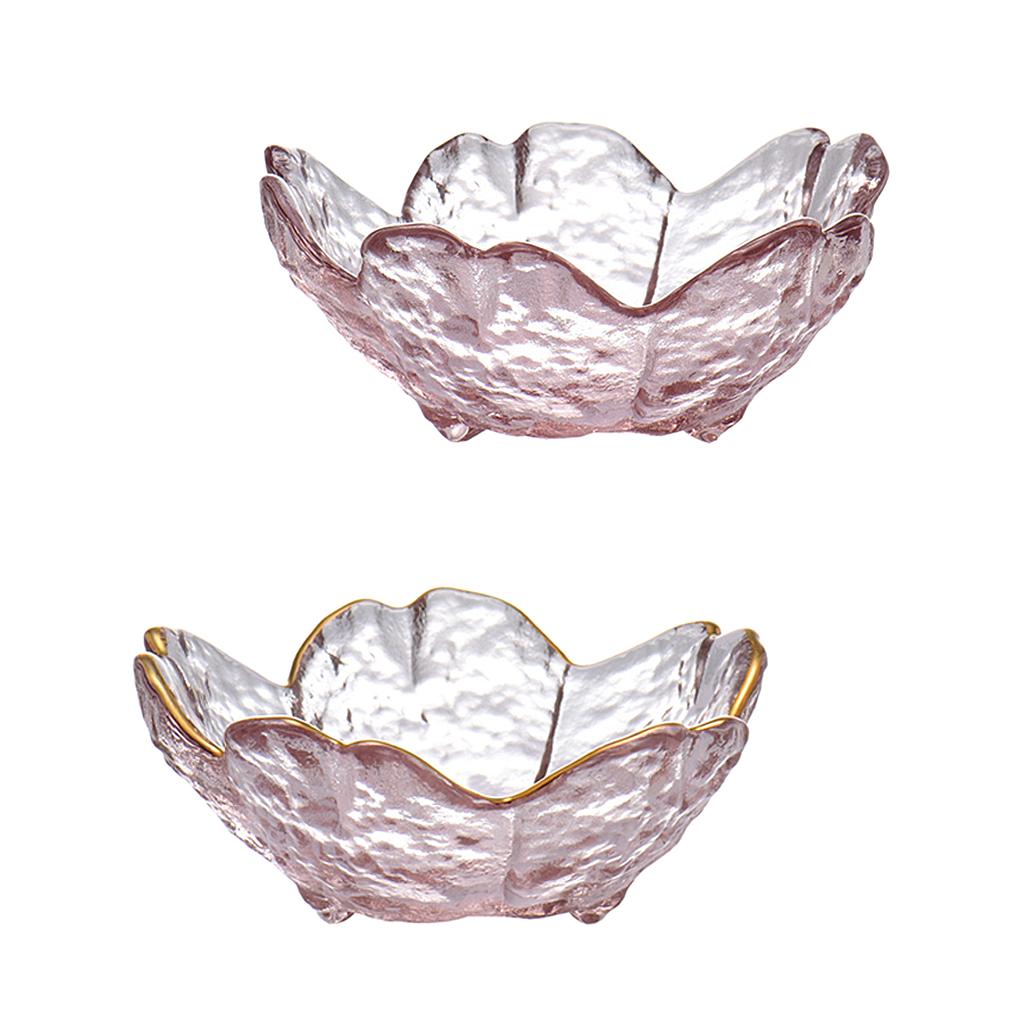 Fruit Bowls, Transparent Household Japanese Salad Glass Dessert , Vegetables,