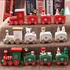 Christmas Train Woods Ornament Tree Children Gift Party Decor