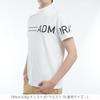 Admiral Golf Classic CARAT Big Logo Mock Neck Shirt ADMA518 Men's White