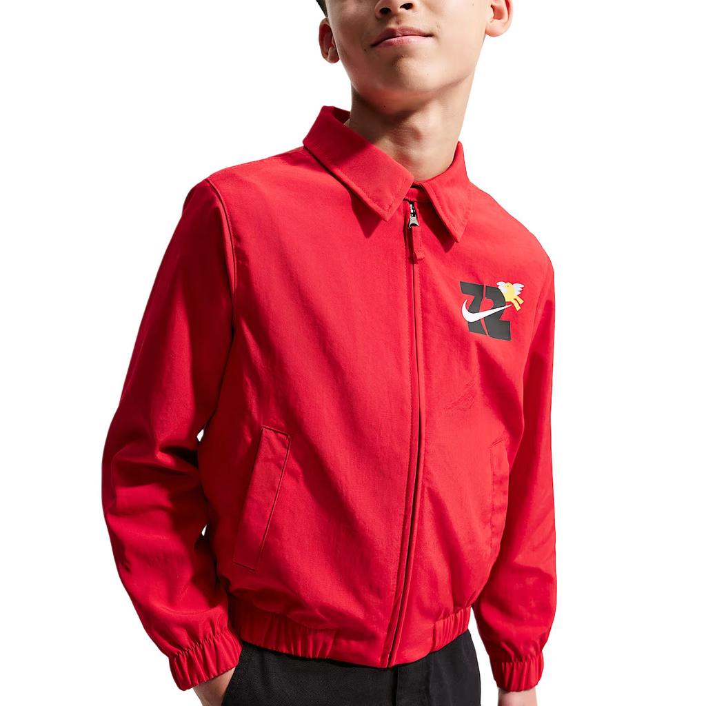 Nike Jacket FW25 Repel Year Of The Horse Limited Edition New Year Water-Resistant Zipper Woven Collar Long Sleeve Kids Jackets IQ3937-657