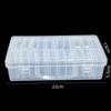 Transparent Plastic Storage Box with 12/14/15/20 Grids for Bead Sorting Jewelry And Miscellaneous Items Organizer Box Organizer