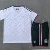 Mexico 2026 World Cup Soccer Jersey Home & Away Set – Retro 1998 Green & White Gray Geometric