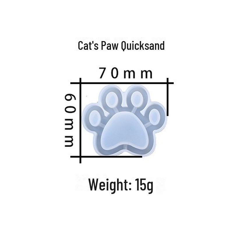 DIY Pazur kota silikonowa forma do robienia kolczyków i breloków