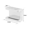 Yamazaki Magnetic Toothbrush Stand, Tower, White, 13.5 x 5 x 8.5 cm, 3807