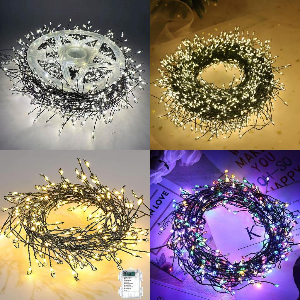 String Led Christmas Lights With Copper Wire For Indoor Outdoor Holiday Decor