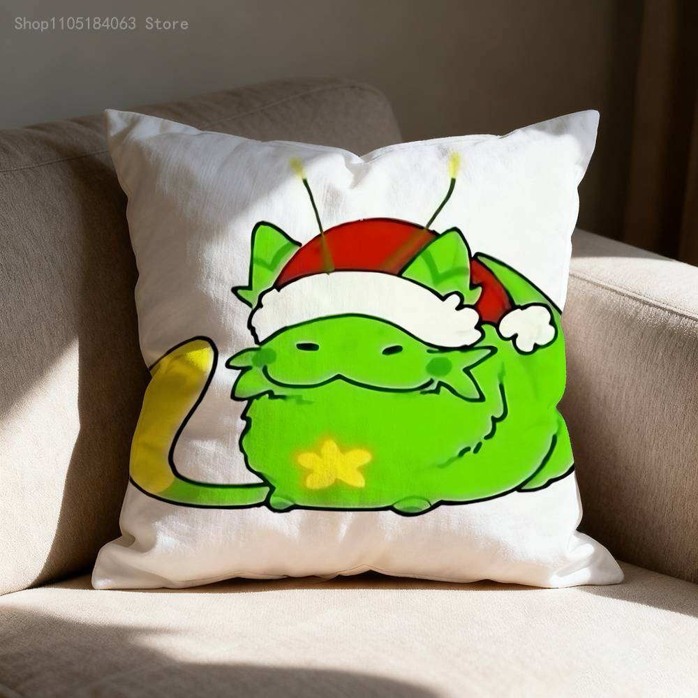 Gnarpy Ontdekt Het Internet Kussensloop Print Polyestervezel 40X40 Cm Home Sofa Sierkussenhoes Decoratie