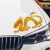 1 Paar modische, personalisierte Autoaufkleber, göttliche Drachenaufkleber, kreative dekorative Aufkleber für Autotür und Stoßstange, 3D-Drachenmuster
