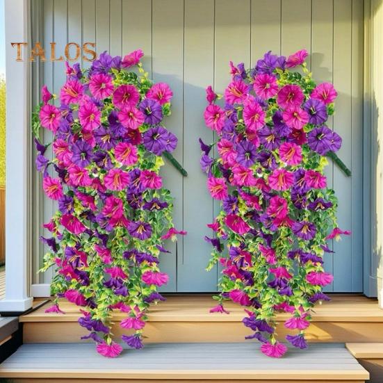 Simulated Morning Glory Exquisite Craftsmanship Artificial Flowers Vibrant Color Easy To Maintain Festive Party Decor