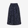 Blue Rose Plus Size Women's Cotton Plaid Skirt Elastic Waist Print Commuter Style A- Line Skirt Waist Skirt