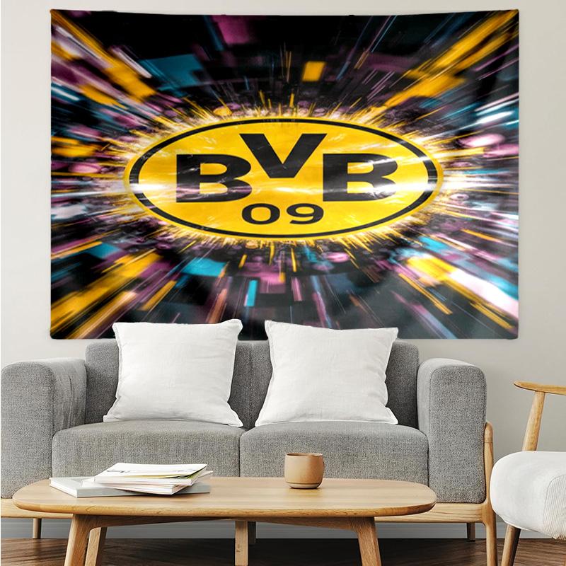 Borussia dortmund Tapestry Accessories Playroom Tapestry, for Bedroom,Livingroom, dormitory Room Wall Decor Fan Birthday Gifts
