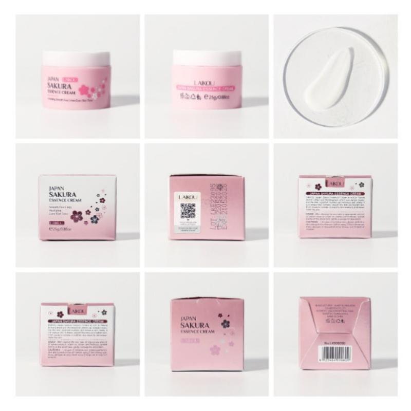 25g Anti Wrinkle Cherry Blossom Essence Nursing Face Cream Crema idratante idratante per la cura della pelle Cosmetici anti-invecchiamento Crema intensiva
